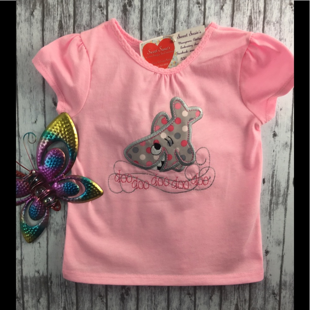 Girls Baby Shark T-shirt